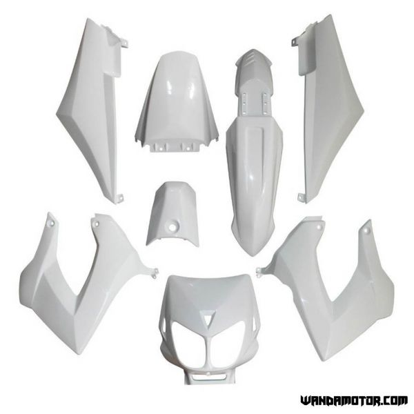 Plastic kit Derbi Senda white model 2-1